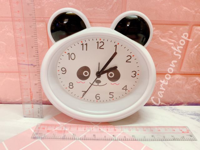 Đồng hồ để bàn dễ thương Panda/ Kunamon/ Doremon/ Hellokitty