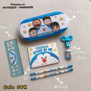 SET BỘ DỤNG CỤ HỌC TẬP 7 MÓN HÌNH FROZEN , PONY , KITTY , DOREMON , TSUM TSUM , SPIDERMAN , MINIONS (RS-201) CHO CÁC BÉ