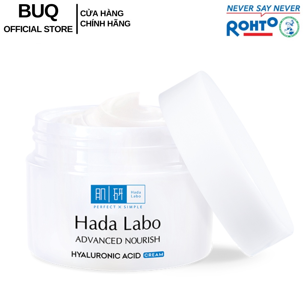 Kem Dưỡng Ẩm Tối Ưu HADA LABO Advanced Nourish Cream Màu Trắng 50g