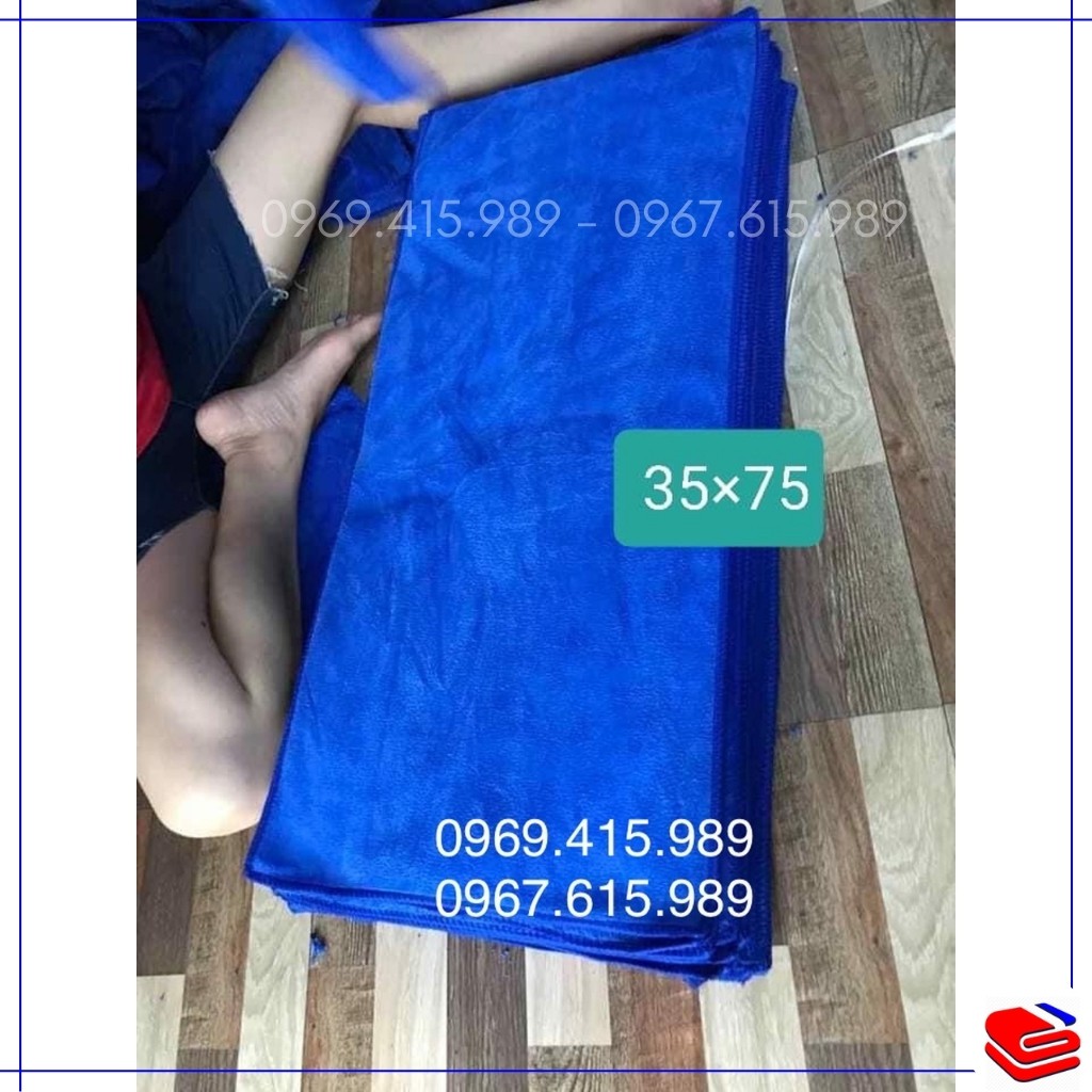 Khăn gội đầu, quấn đầu loại DÀY, siêu thấm nước cho spa và salon tóc, kt 35*75cm | Có video thực tế