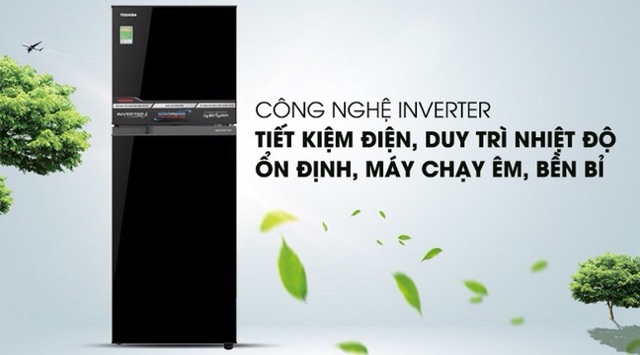 Tủ lạnh Toshiba inverter 233 lít GR-A28VM(UKG) . Hàng trưng bày bảo hành chính hãng 2 năm