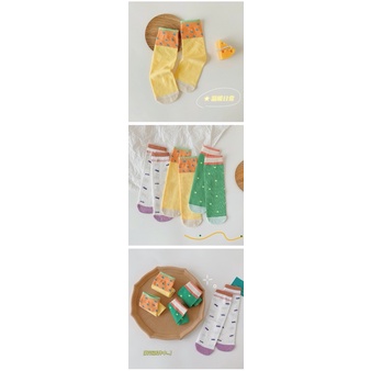 Tất Trẻ Em Hàn Quốc, Tất Dài Cao Cấp Cho Bé Trai Bé Gái Từ 1 - 12 tuổi