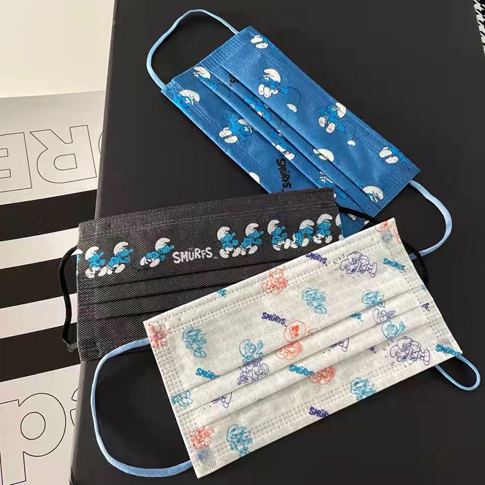 Set 10/20/50 Khẩu Trang 3 Lớp Sử Dụng Một Lần Cho Người Lớn Bef95