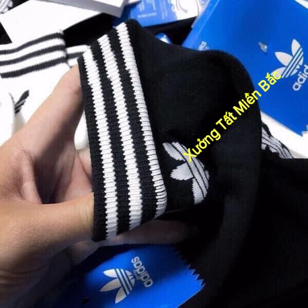 &lt;MUA NHIỀU GIẢM GIÁ&gt; TẤT dệt kim À DIDAS ngắn (1 đôi 1 túi, đủ tem mác)