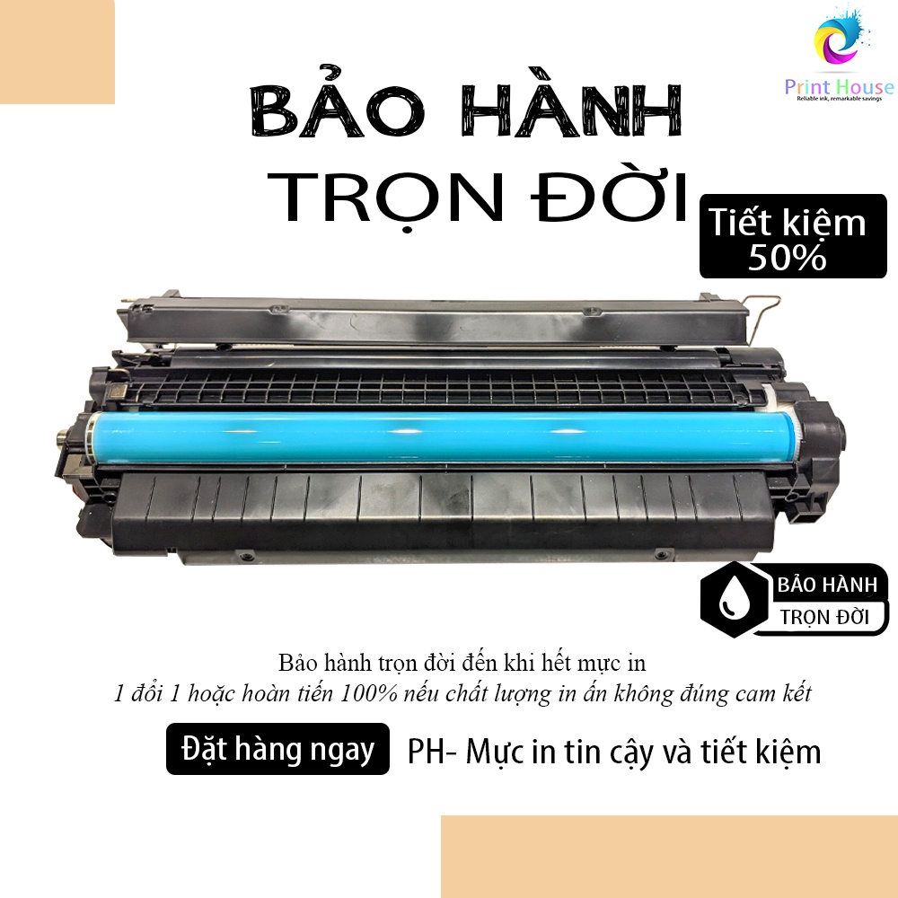 Hộp mực Cartridge 16A  dùng cho máy in HP LJ 5200/5200L thương hiệu I-Aicon dung lượng 12000 bản in độ phủ 5%