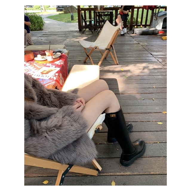 Boot đế bệt khoá sau