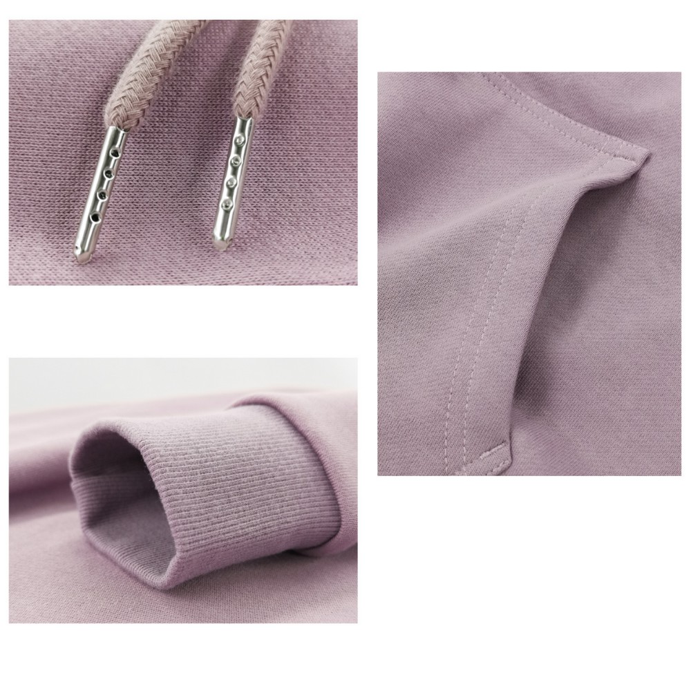 360G Hoodie 100% Cotton Cao Cấp Màu Tím/Hồng Nhạt - Form Unisex Định Lượng 360gsm - Áo Hoodie Dầy Dặn Cho Mùa Đông 2022