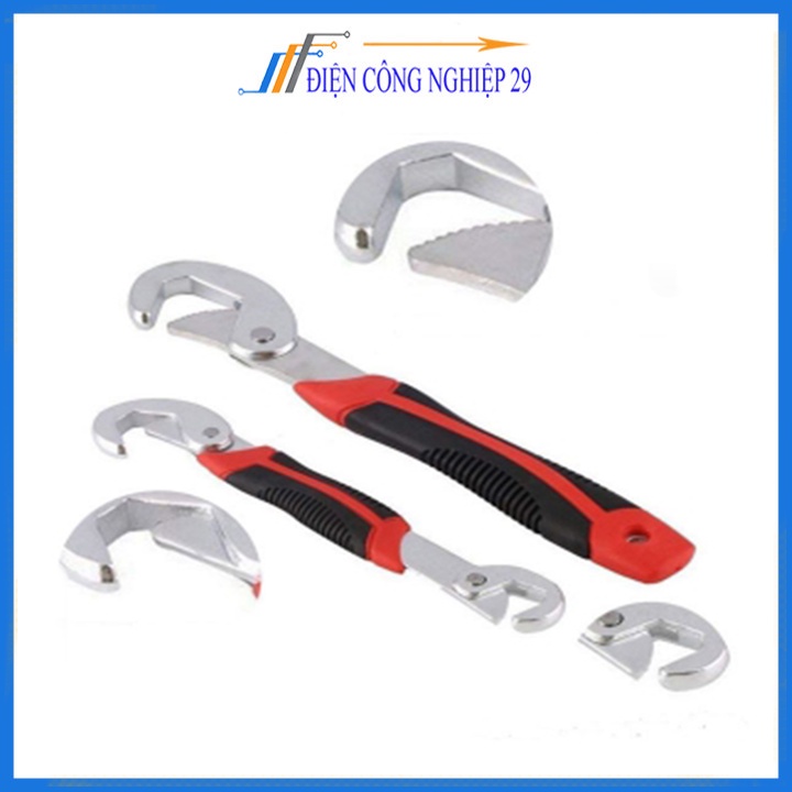 Bộ 2 Cờ Lê Đa Năng Giữ Vặn Ống Ren 9-32mm Grip