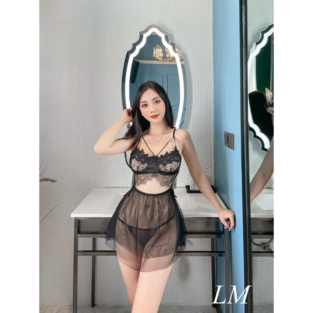 (M.63) Váy ngủ sexy cao cấp Đầm mặc nhà gợi cảm quyến rũ | BigBuy360 - bigbuy360.vn