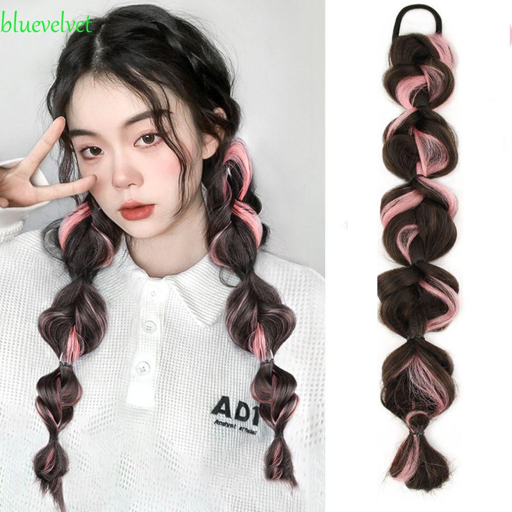 Dây Thun Cột Tóc Bằng Cao Su Tổng Hợp Co Giãn Dành Cho Nữ
