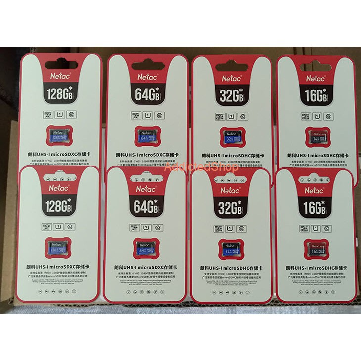 Thẻ nhớ micro SD Netac 16GB, 32GB, 64GB, 128GB chính hãng - Bảo hành 5 năm | BigBuy360 - bigbuy360.vn