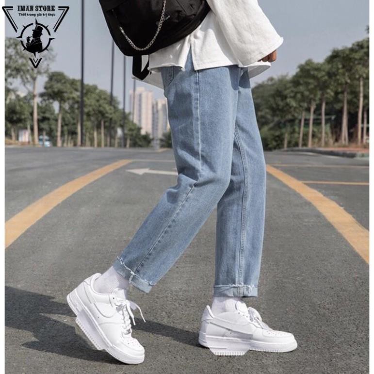 Quần Jean nam Baggy rách gấu R-01 Style hàn quốc 2022