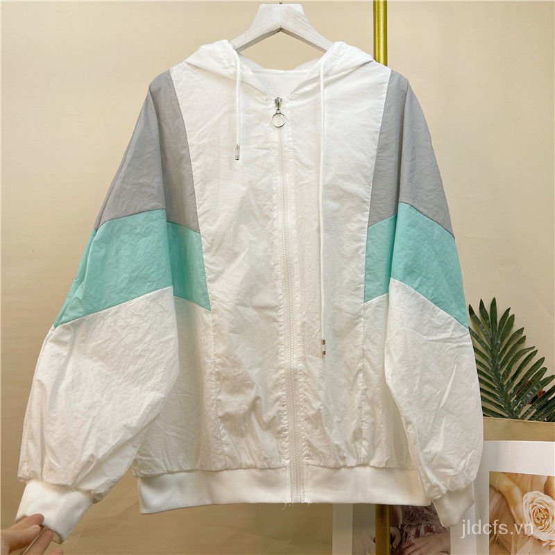 Áo Khoác Bóng Chày Dáng Rộng Có Mũ Trùm Chống Nắng Phong Cách Hàn Quốc Thời Trang Xuân Hè Cho Nữ Sinh | BigBuy360 - bigbuy360.vn