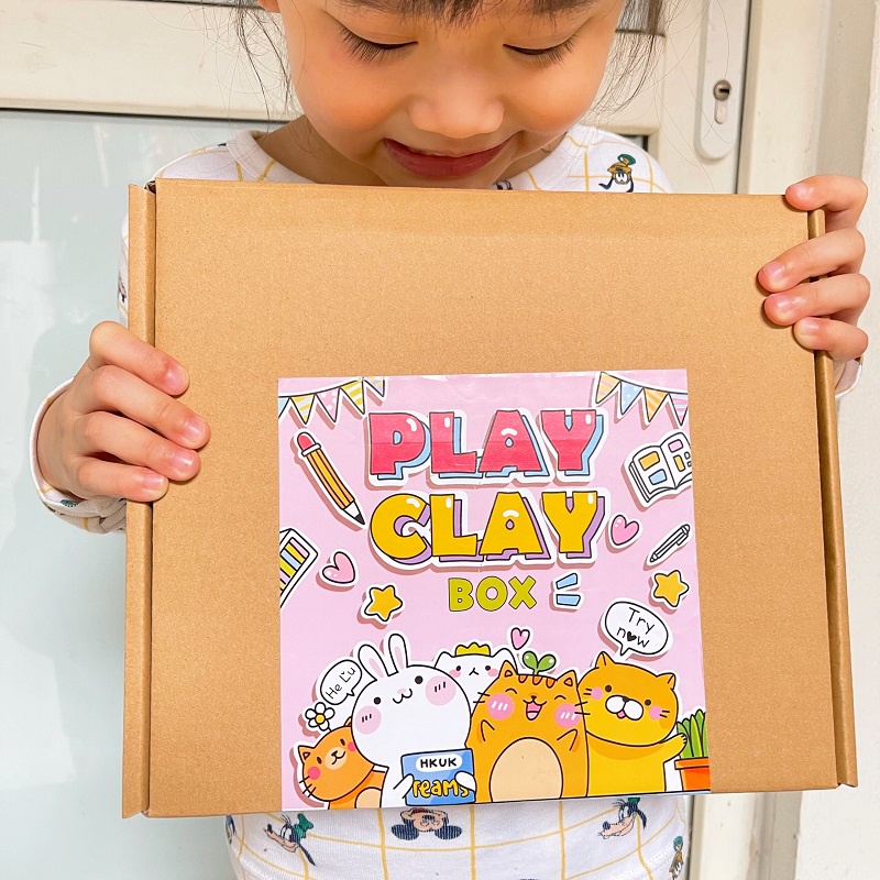 Đất sét đất nặn tự khô PLAYCLAYBOX x HKUK Mont marte set đầy đủ nhất