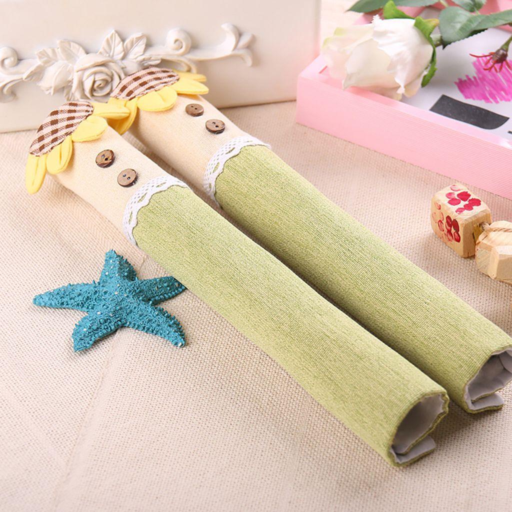 Vỏ Bọc Tay Nắm Cửa Tủ Lạnh Bằng Cotton Chống Va Chạm Thời Trang Dành Cho Trẻ Em
