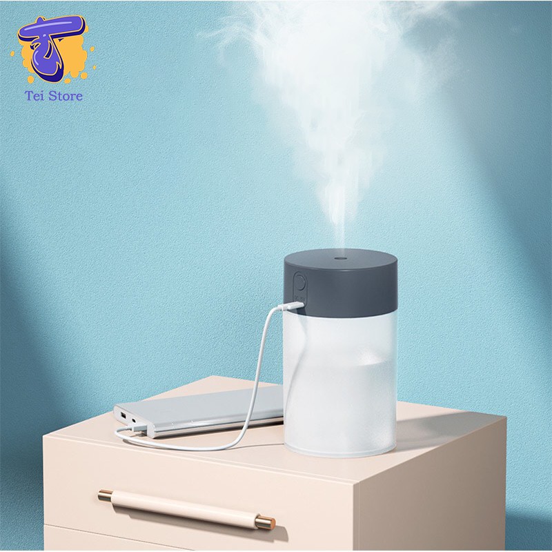 [Mã LIFEXANH03 giảm 10% đơn 500K] Đèn Xông Tình Dầu Mini, Máy Xông Đuổi Muỗi 260ml - Đèn LED Đổi Màu DX69 - Tei Store