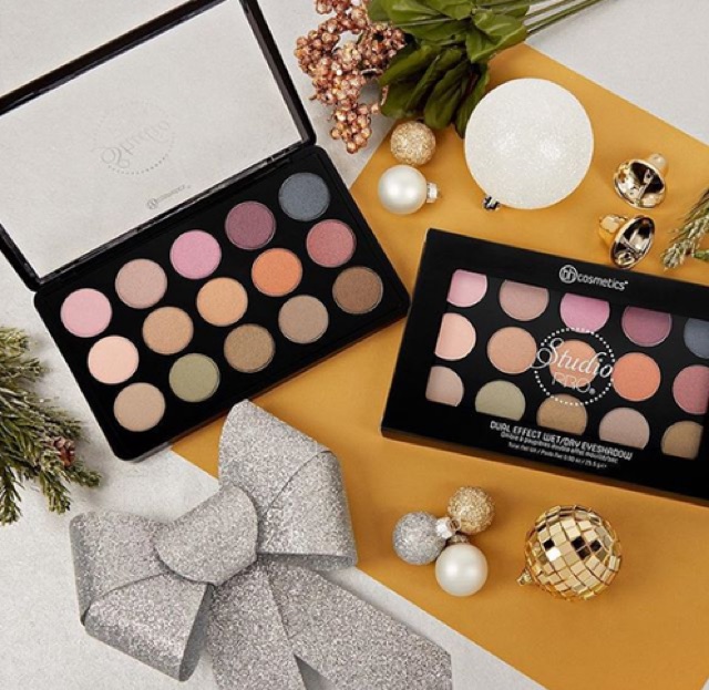 BẢNG MÀU MẮT BH COSMETICS STUDIO PRO DUAL EFFECT WET/DRY EYESHADOW PALETTE.