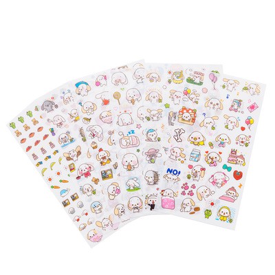 sticker thỏ dễ thương SI10 sticker cute sticker dễ thương bullet journal 7*19,5cm