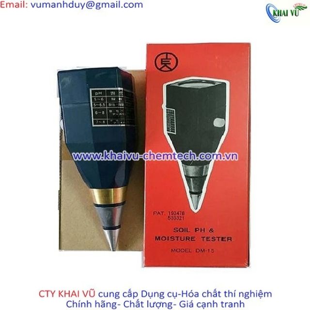 MÁY ĐO PH VÀ ĐỘ ẨM CHO ĐẤT TAKEMURA DM-15 (NHẬT BẢN)