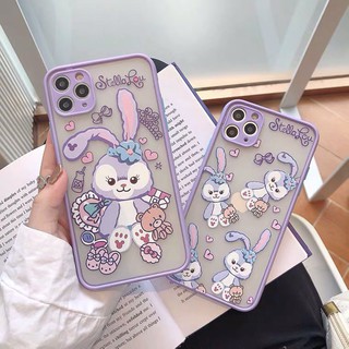 Ốp lưng iphone nhám chống sock, va đập bảo vệ camera rabbit stella - h064