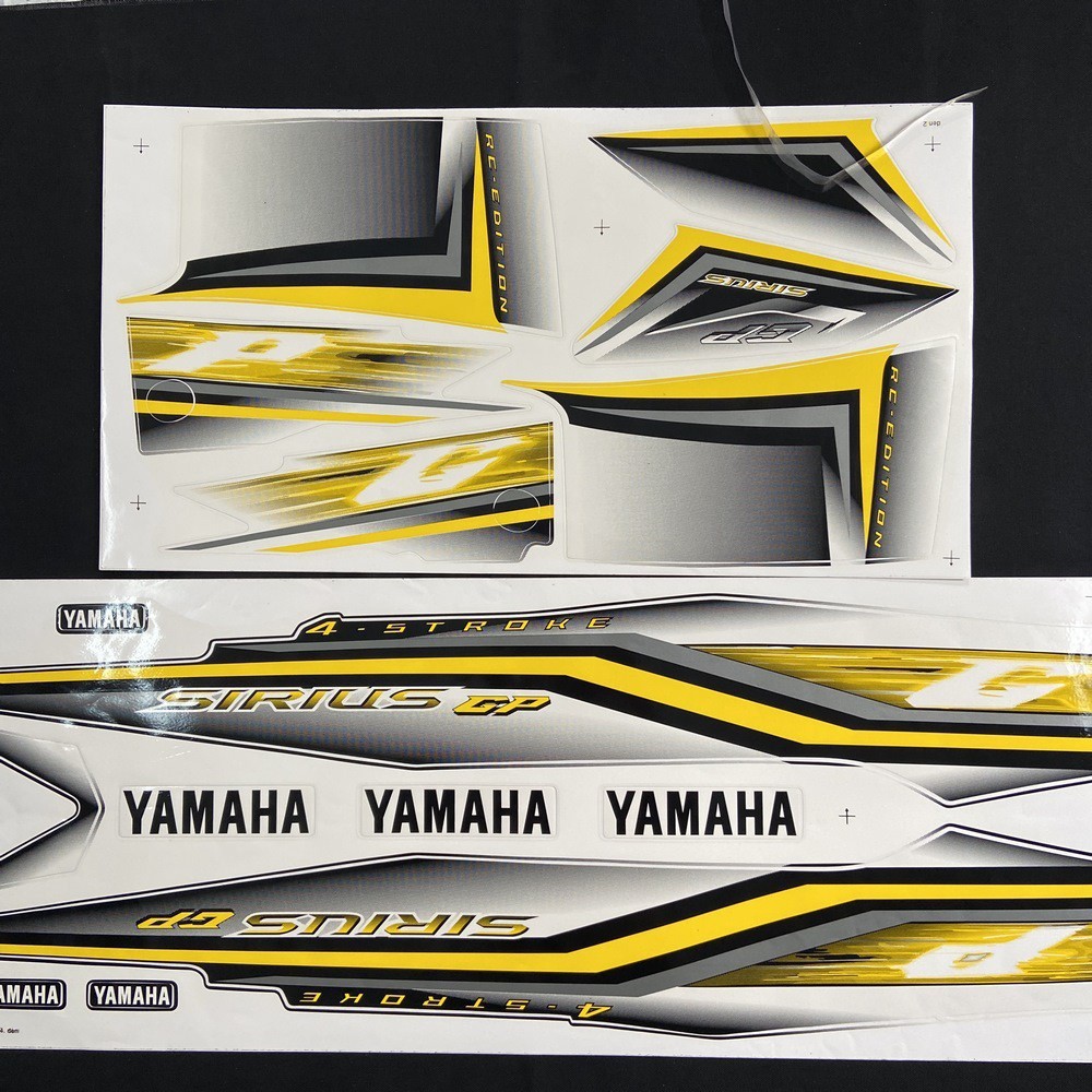 [CỰC RẺ]  BỘ TEM 3 LỚP MẪU ZIN HÀNG CAO CẤP CHO SIRIUS 110 PHIÊN BẢN GP KHÔNG FI SIÊU BỀN