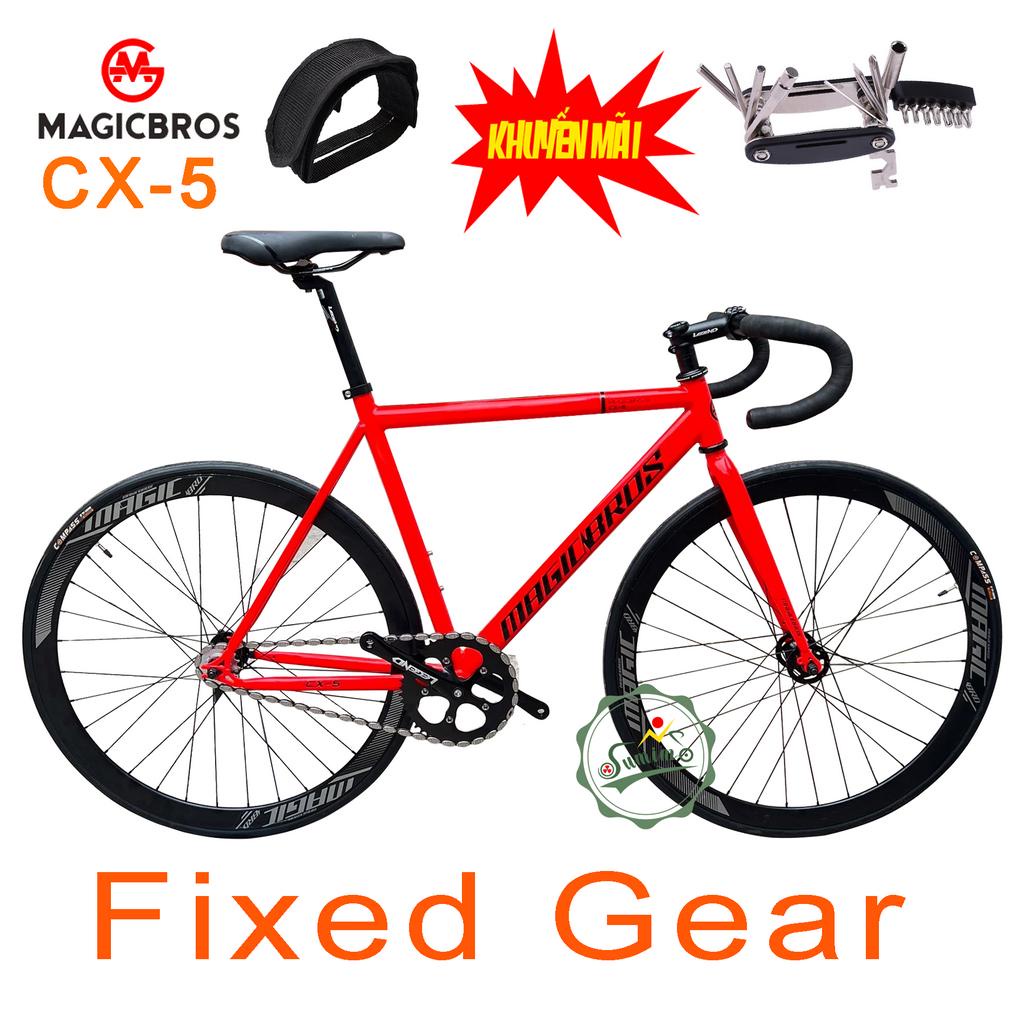 Xe đạp fixed gear MAGICBROS CX-5 khung thép