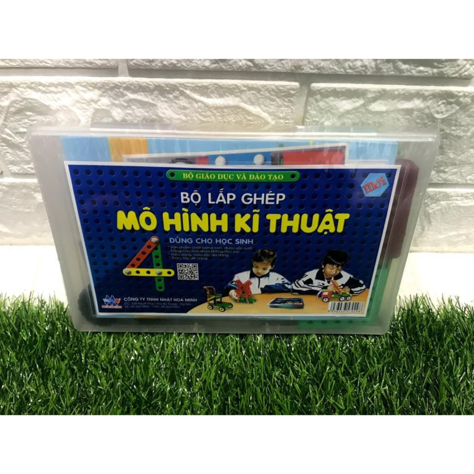 Bộ Đồ Dùng Lắp Ghép Mô Hình Kĩ Thuật Lớp 4 Nhật Hoa Minh-Theo Tiêu Chuẩn Của Bộ GD&amp;ĐT