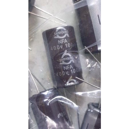 50 con tụ điện 100uf / 400v mới  chính hãng