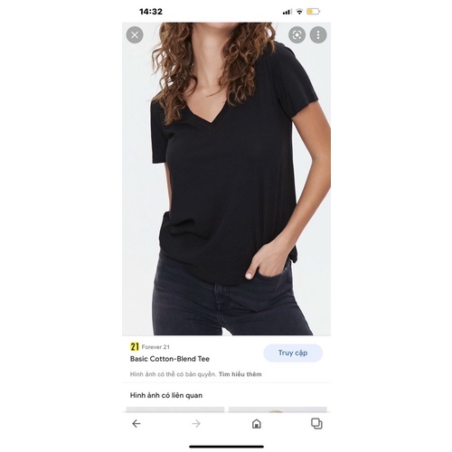 Áo phông nữ F21 Cotton cực mát