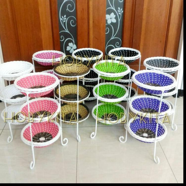 Kệ Đựng Gia Vị 3 Tầng Bằng Sợi Tổng Hợp 22ma5bp 3 L Tiện Dụng