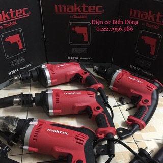 Tặng mũi khoan 35k Máy khoan Bê Tông MAKTEC MT814 khoan tường sắt gỗ tôn