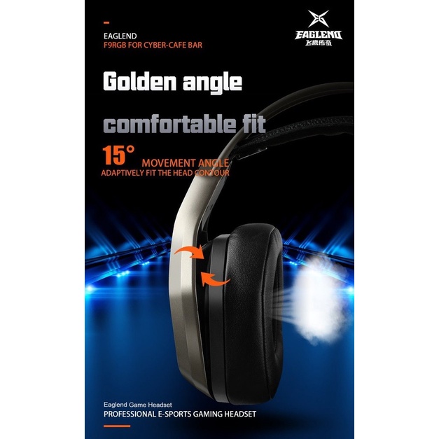 Tai nghe  Eaglend F9 RGB 7.1