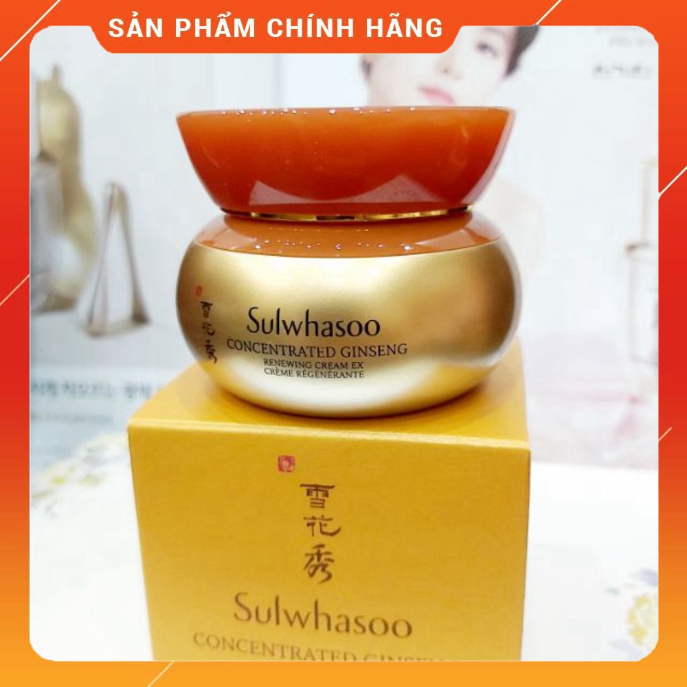 Kem tái tạo và trẻ hóa da từ nhân sâm cô đặc Sulwhasoo Concentrated Ginseng Renewing Cream ex