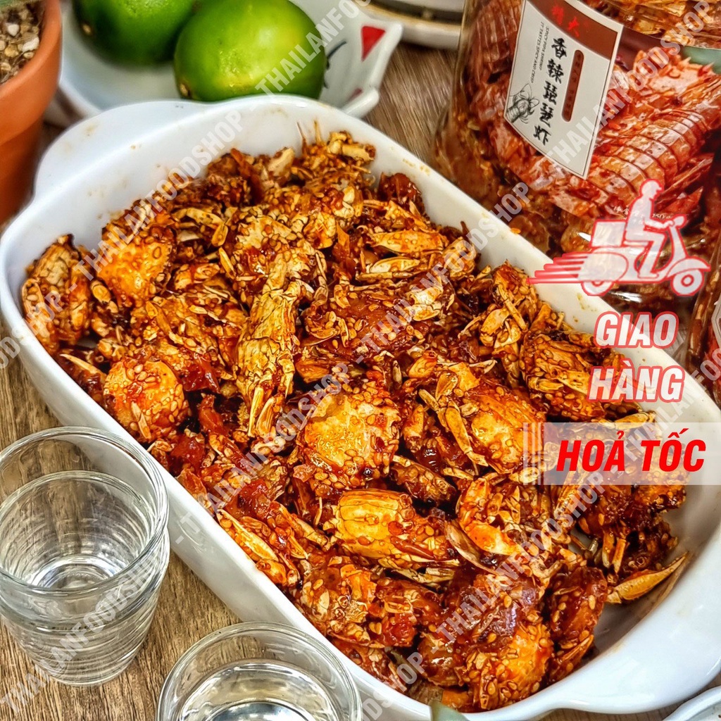 Ghẹ Sữa Tẩm Vị Sốt Sate Mật Ong Cay Giòn - Hộp 320Gr