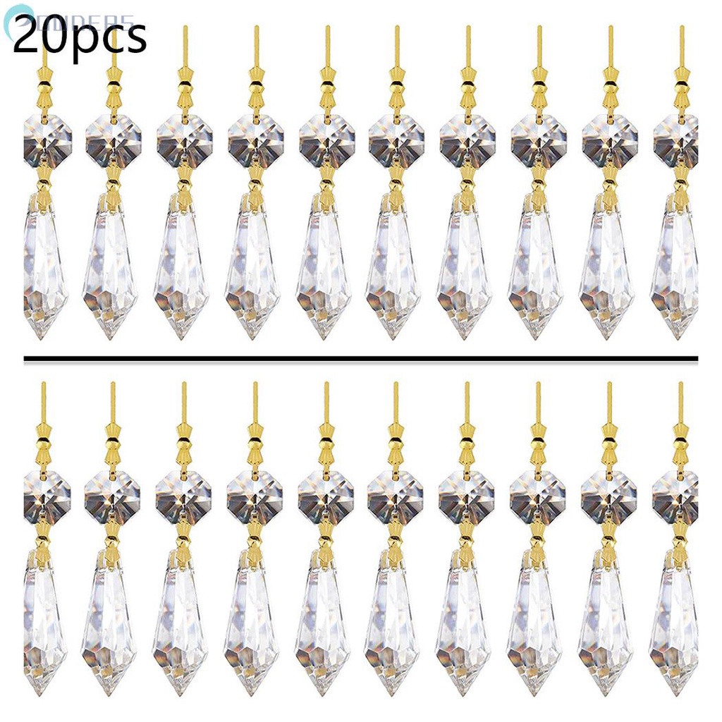 Set 20 Dây Pha Lê Treo Trang Trí Giáng Sinh, Đám Cưới