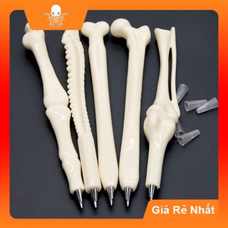 [XÃ HÀNG] Bút viết bi hình xương mực xanh - quà tặng halloween