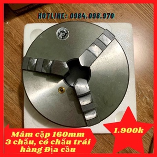 Mâm cặp 160mm 3 chấu - cơ khí cường hằng
