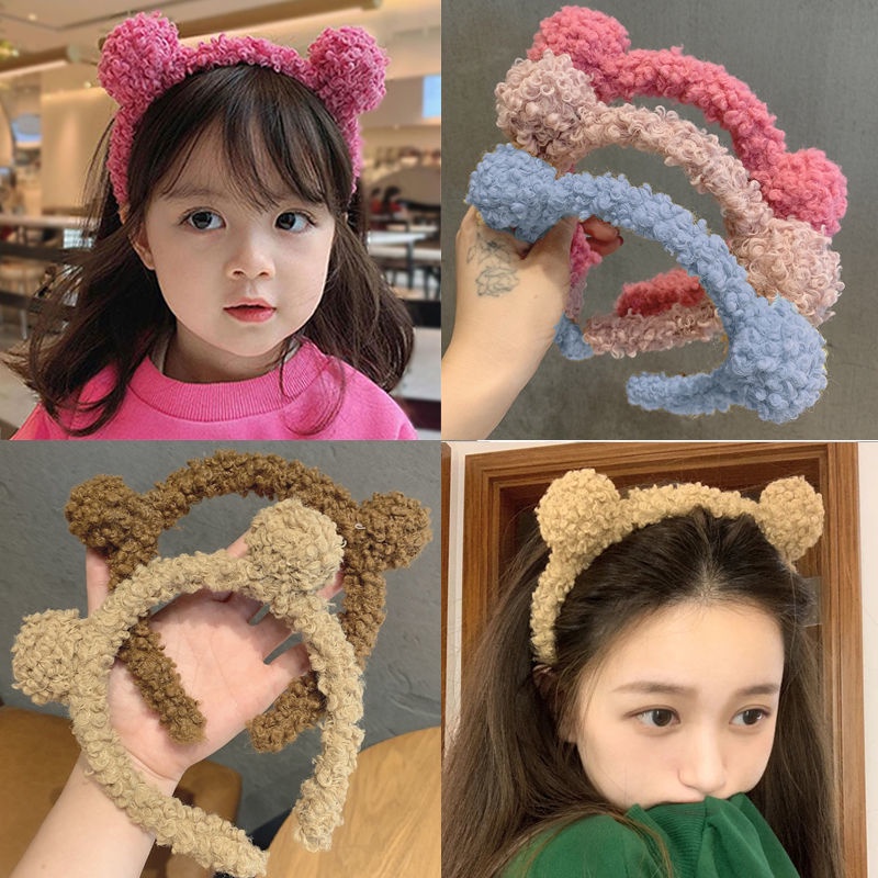 Băng đô hình gấu dễ thương phong cách Hàn Quốc