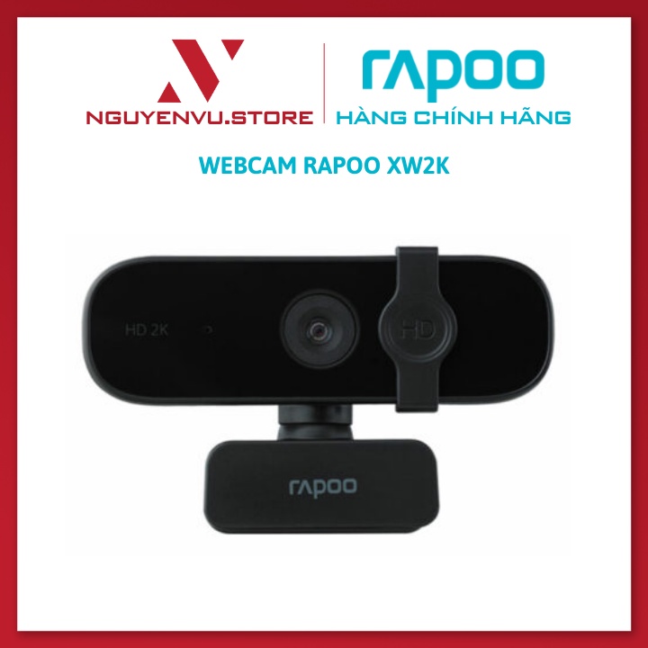 Webcam Rapoo XW2K - Thiết bị ghi hình Rapoo XW2K Full HD - Tích hợp Micro - Hàng chính hãng