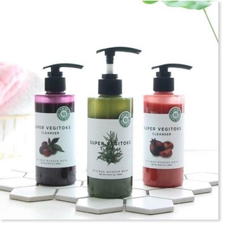 Sữa rửa mặt rau củ Super Vegitoks Cleanser