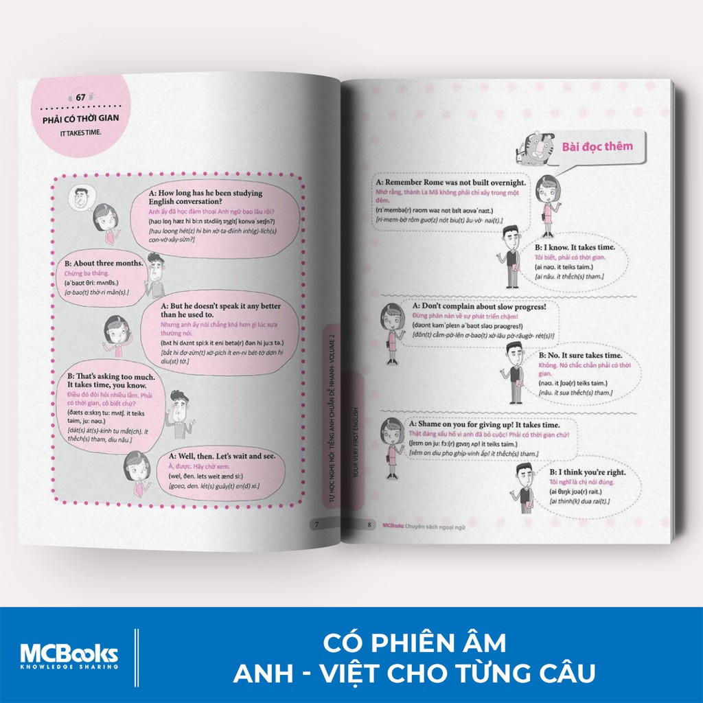 Sách - Your Very First English - Tự Học Nghe Nói Tiếng Anh Chuẩn Dễ Nhanh Volume 2 - Học Kèm App Online  - MCB