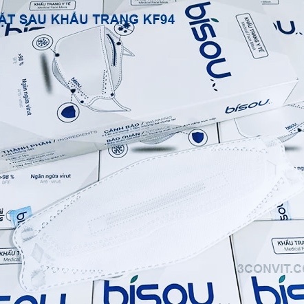 Combo  Khẩu Trang Y Tế Cao Cấp Bisou KF94
