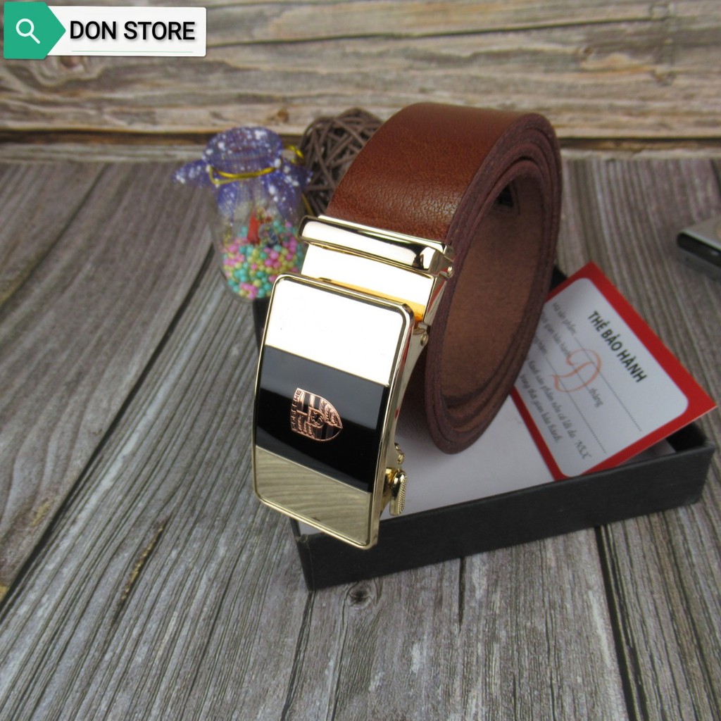 Thắt Lưng Nam Da Bò 1 Lớp SIÊU CHẤT Khóa Hợp Kim Thép Không Gỉ Mạ Crom Công Nghệ Cao Siêu Đẹp (BH 12 Tháng) | BigBuy360 - bigbuy360.vn