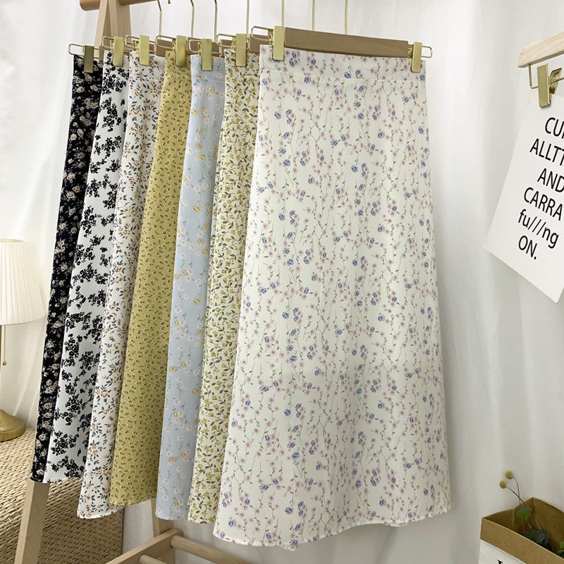 Chân Váy Chiffon Lưng Cao Xếp Ly Thời Trang Xuân Hè 2023 Phong Cách Mới Cho Nữ