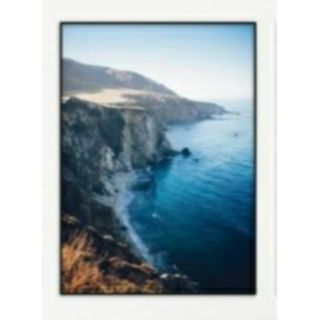 Tranh canvas 25x35 biển xanh kèm khung