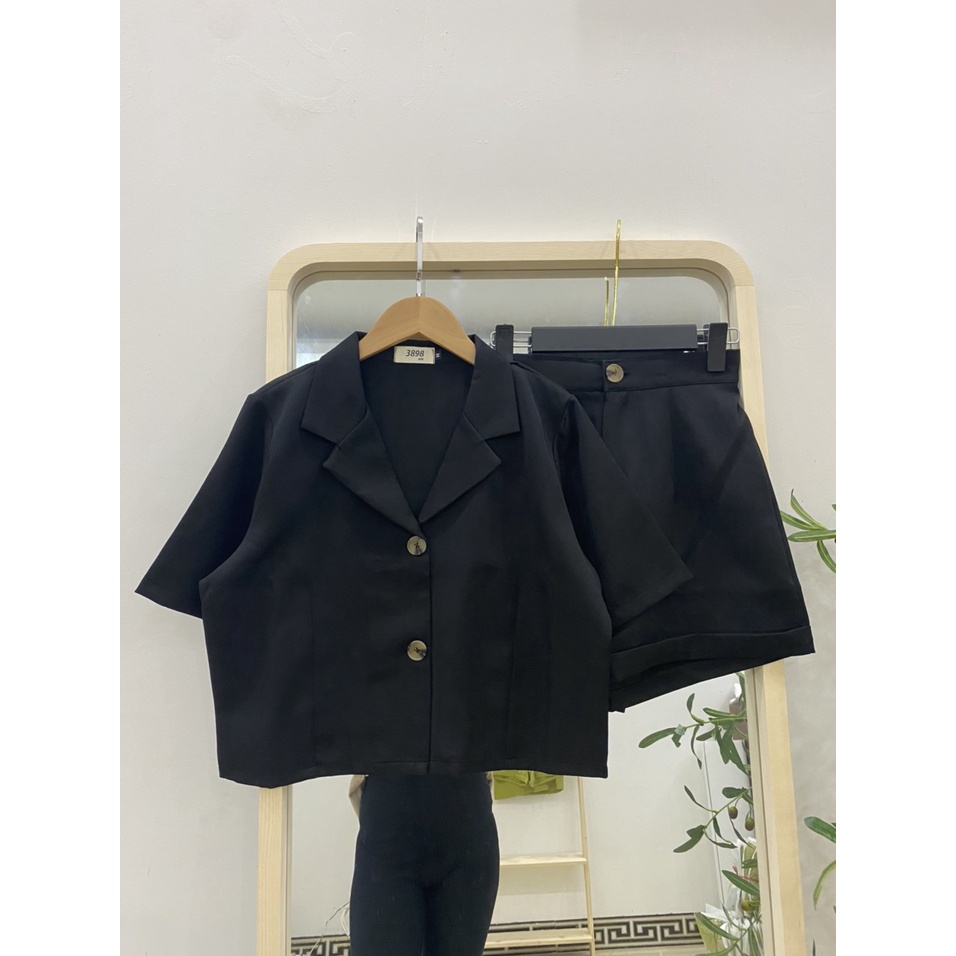 SET VEST CỘC 2 MÀU XANH-ĐEN BIGSIZE