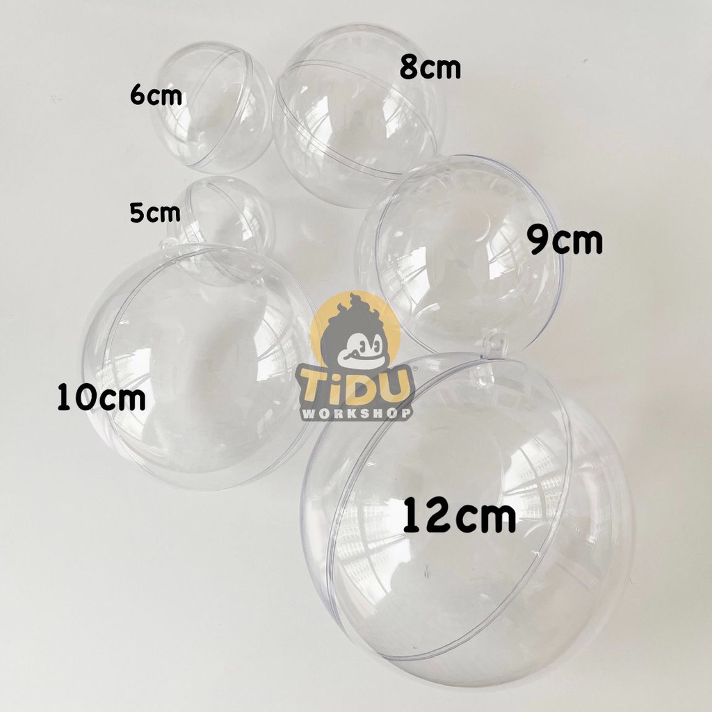 QUẢ CẦU NHỰA RỖNG ĐỰNG ĐỒ HANDMADE, MÓC KHOÁ, LEN CHỌC, QUÀ LƯU NIỆM, TRANG TRÍ GIÁNG SINH, TIỆC