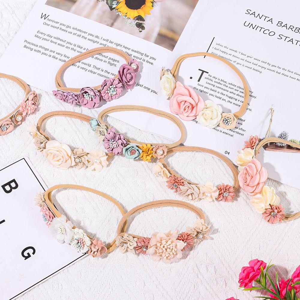 Băng Đô Hoa Cài Đầu Dành Cho Trẻ Sơ Sinh