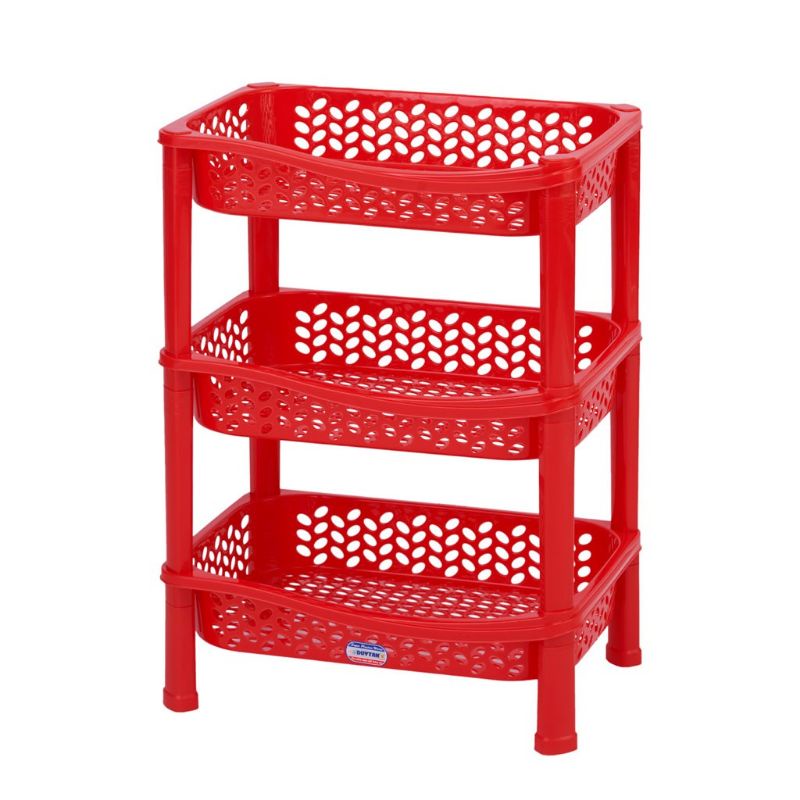 Kệ úp chén bát ly 3 tầng bằng nhựa đa năng đựng vật dụng