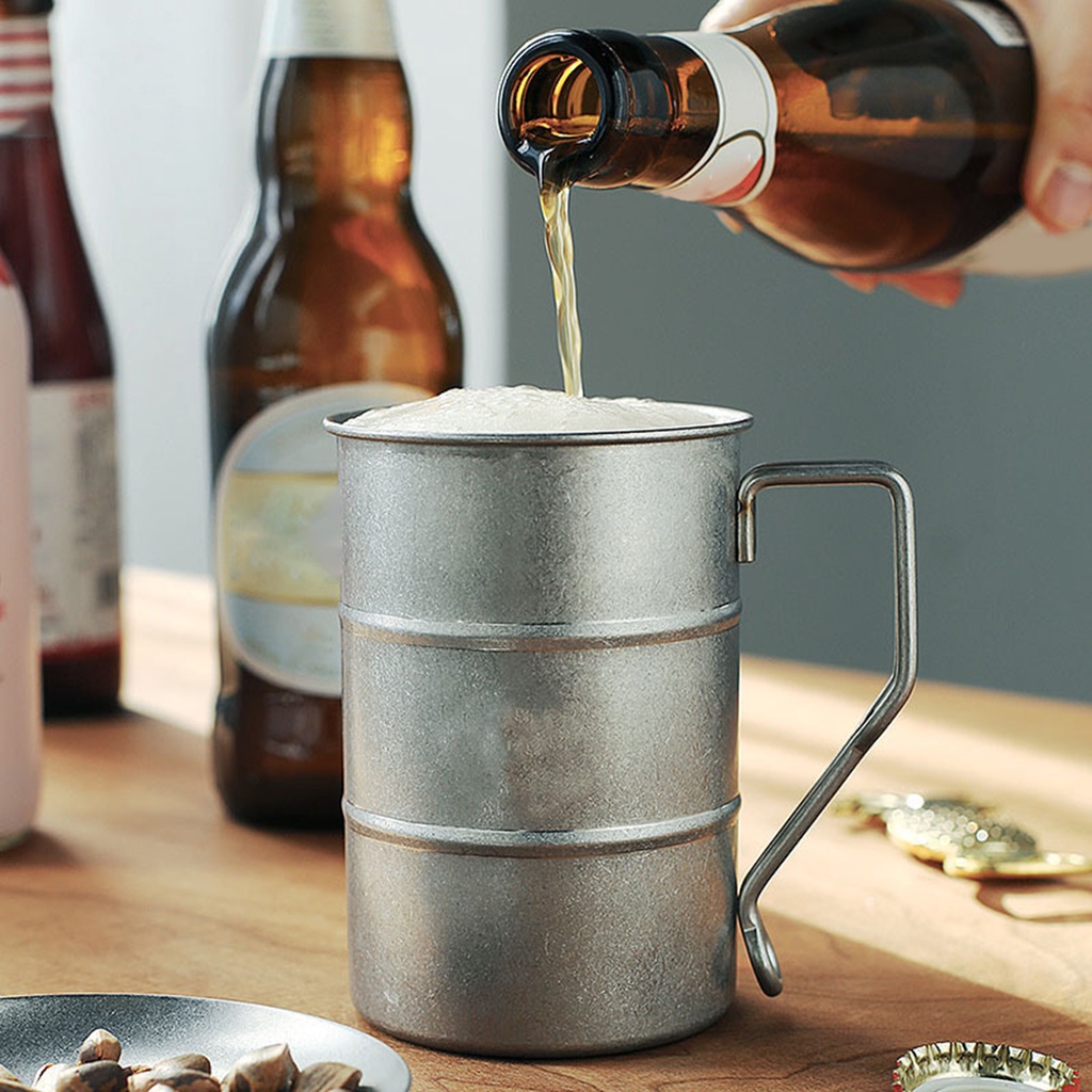 Cốc uống bia được làm từ thép không gỉ 400ml